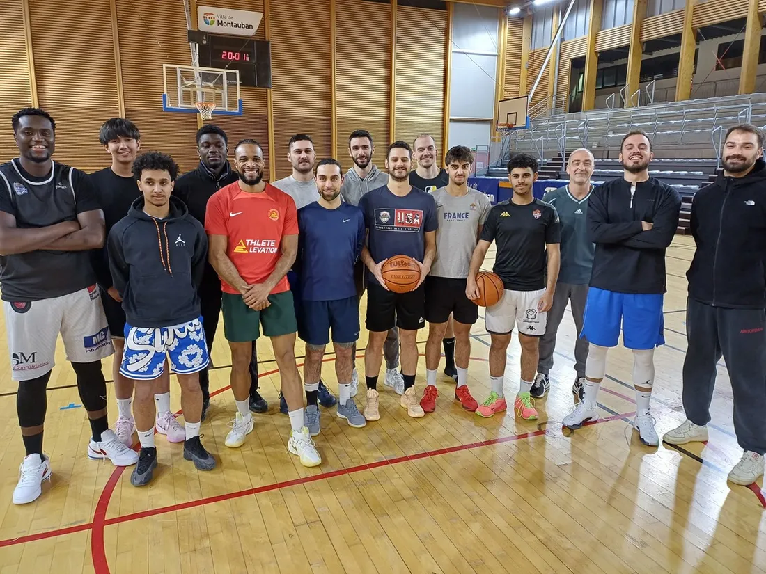 L'équipe du Montauban Basket Club en mode reconquête.