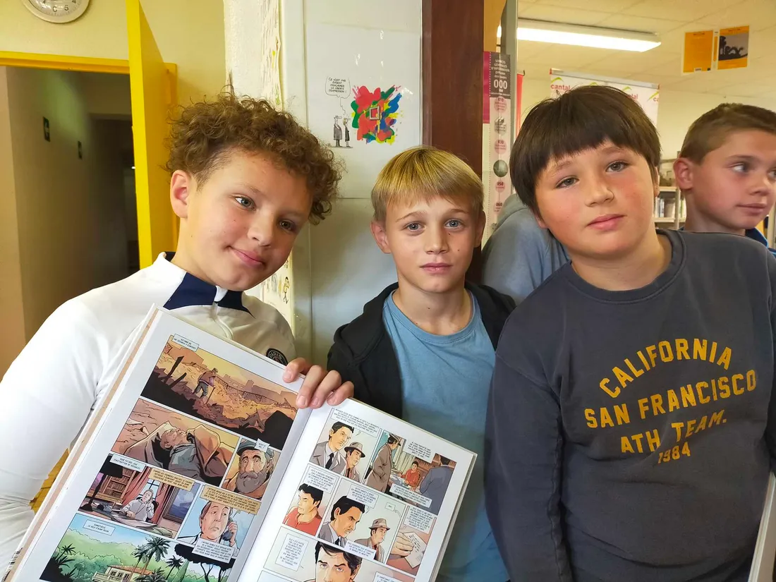 élèves du collège de Murat