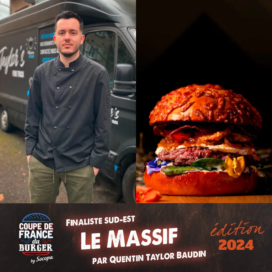 Coupe de France de burger - Quentin Taylor Baudin