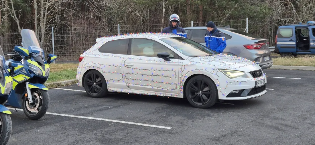 Une voiture du Noël