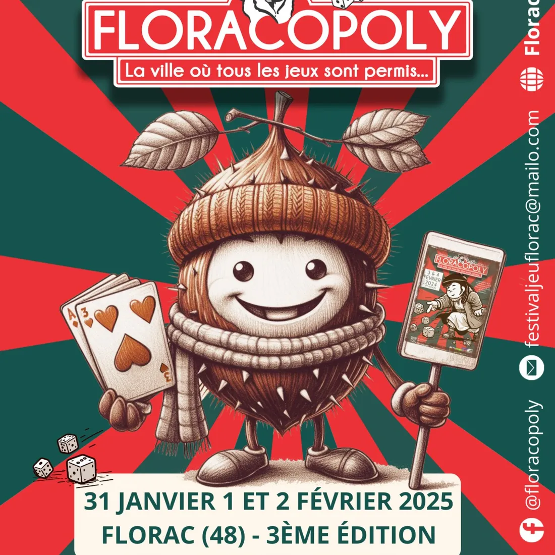 L'affiche de l'édition 2025 de Floracopoly