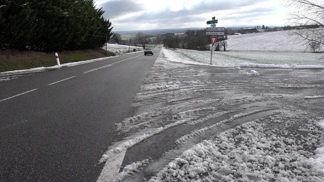 La neige sur les routes du Tarn-et-Garonne