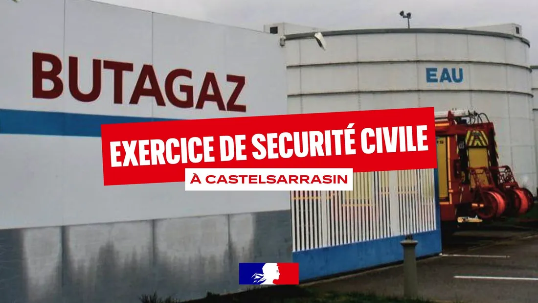 Exercice de sécurité à Castelsarrasin