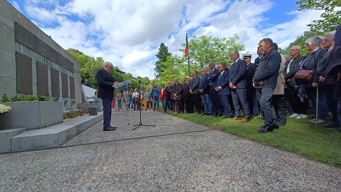 Inauguration des plaques émaillées au Mémorial de Tulle