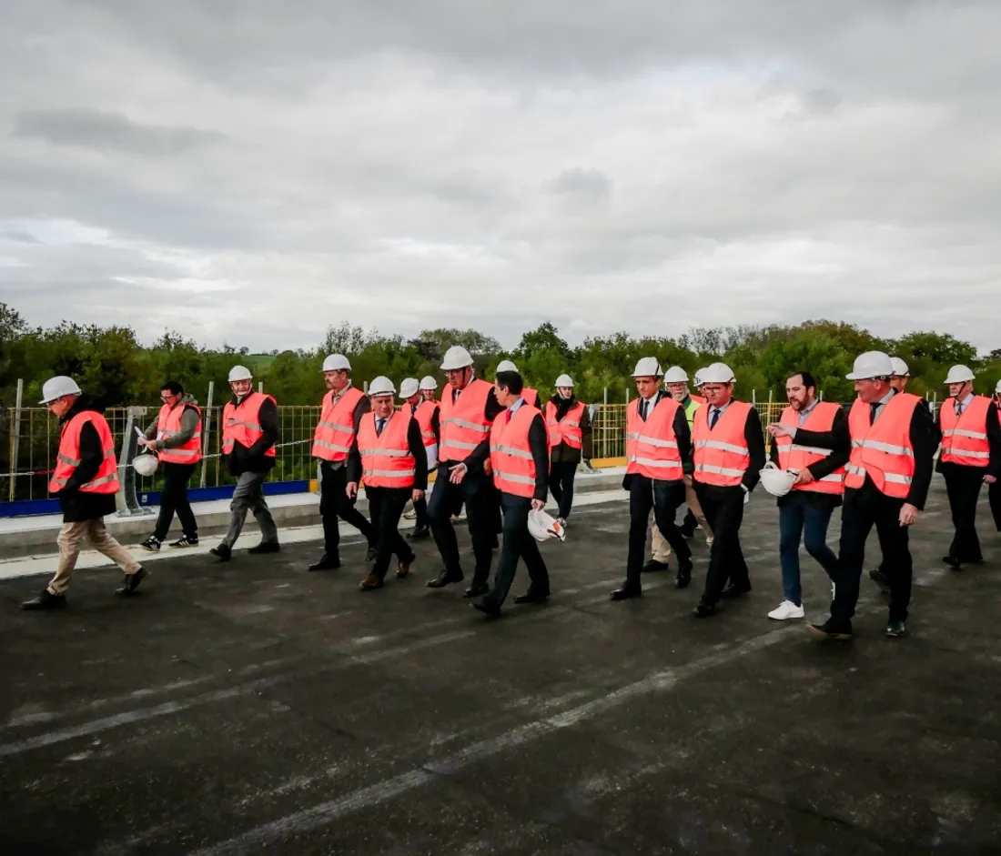 Le chantier de l'autoroute A69 à Castres (81)
