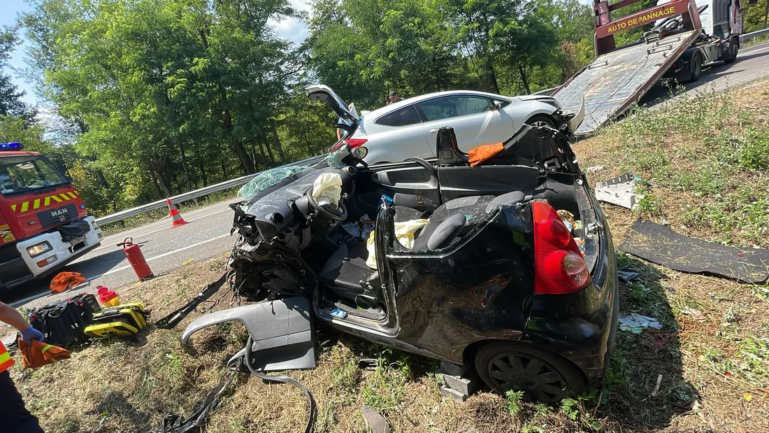 La conductrice a dû être désincarcérée