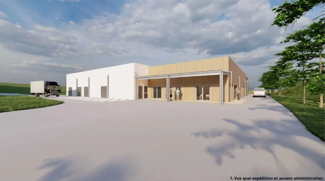 Le futur abattoir de volailles grasses de Sarlat.