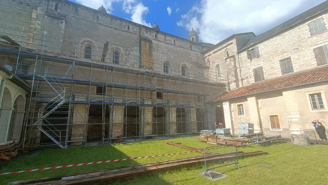 Chantier Abbatiale Sainte Marie Souillac