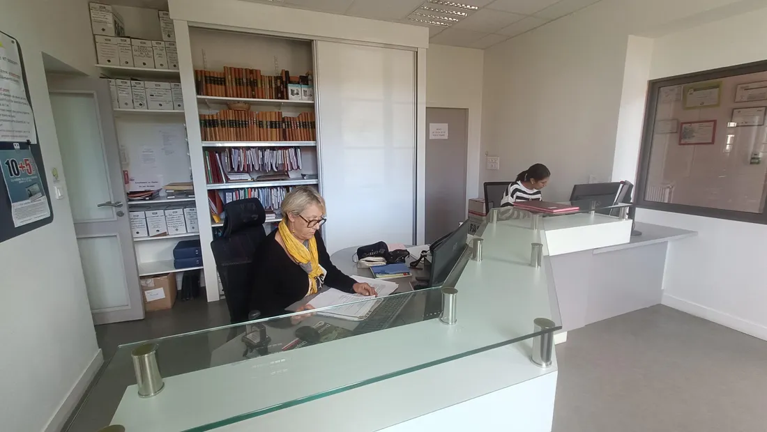 Le service accueil de la mairie d'Objat