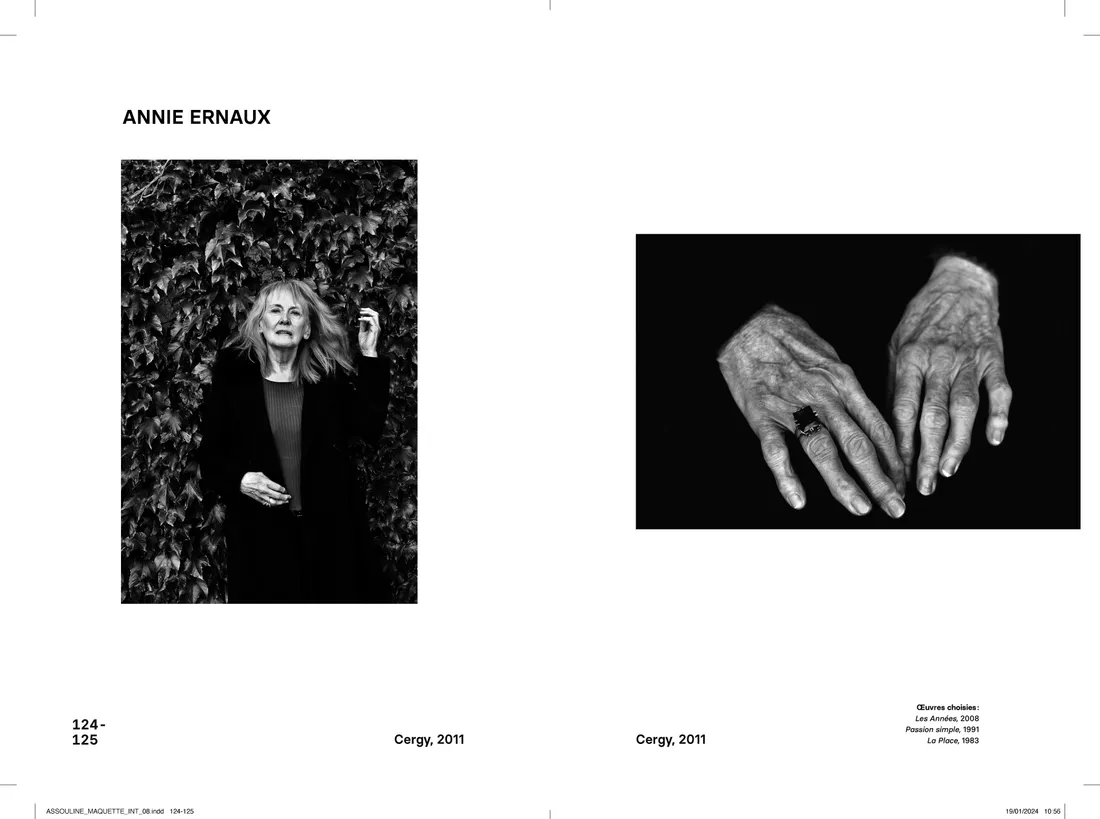 Annie Ernaux  "des visages et des mains"