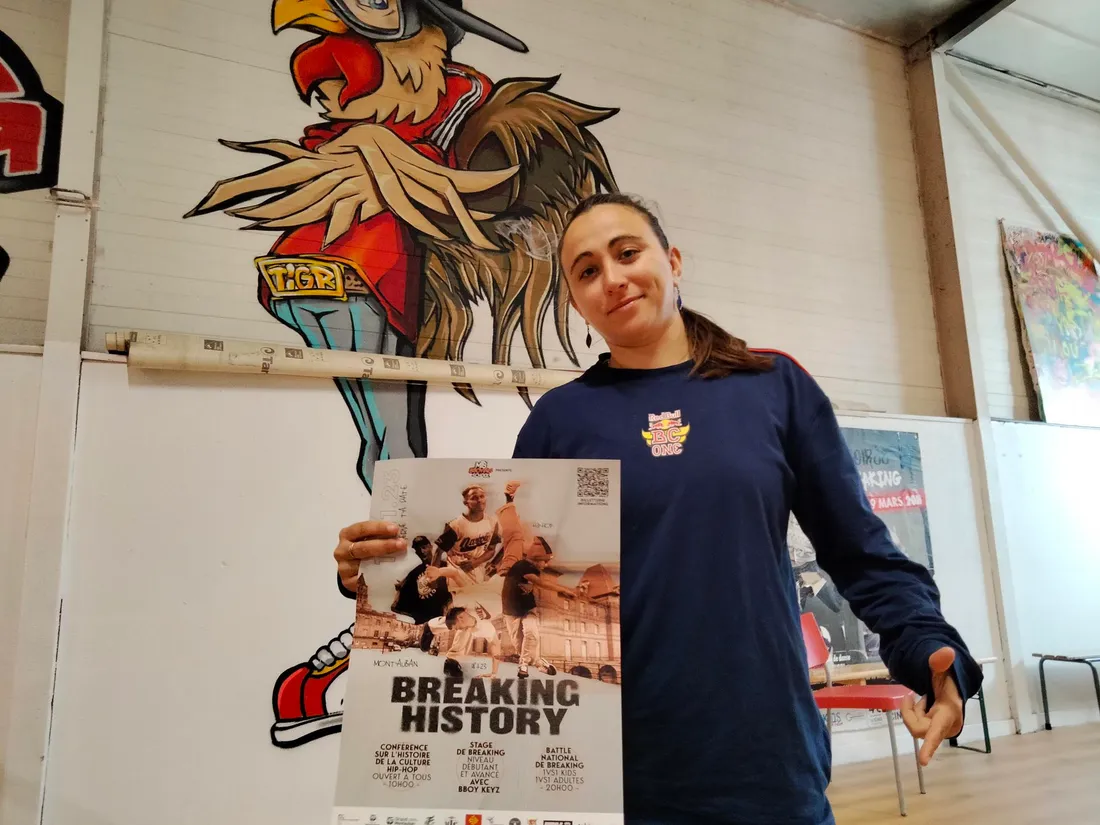 Audrey Trévisan, directrice du MTB Bboying School