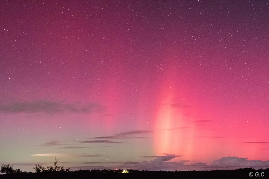 Aurores boréales visibles à Montpezat de Quercy