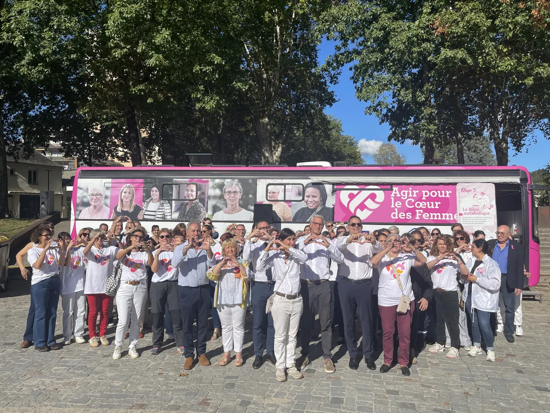Le bus du cœur à Brive.