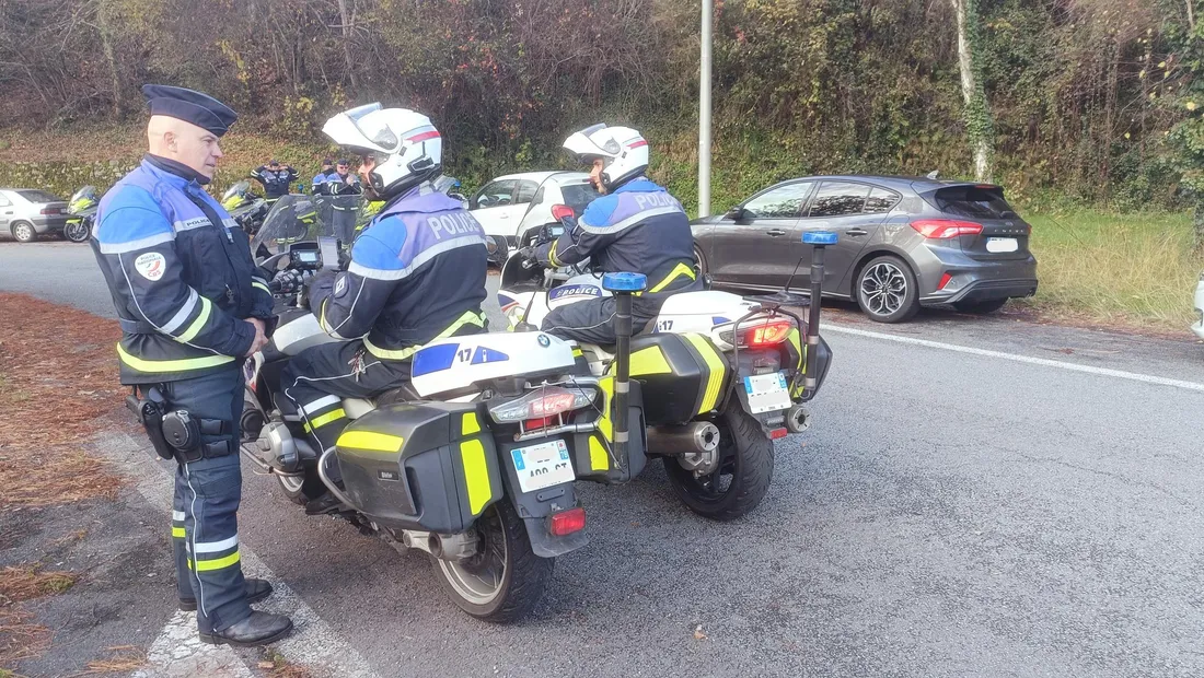 L'unité motocyclistes zonale des CRS Sud Ouest