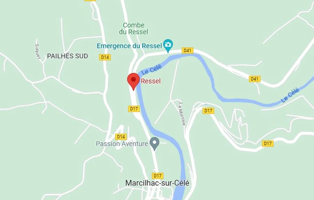 Capture d'écran Google Maps