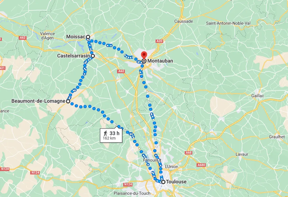 La zone où le bruit a été entendu ce matin à 8h50.