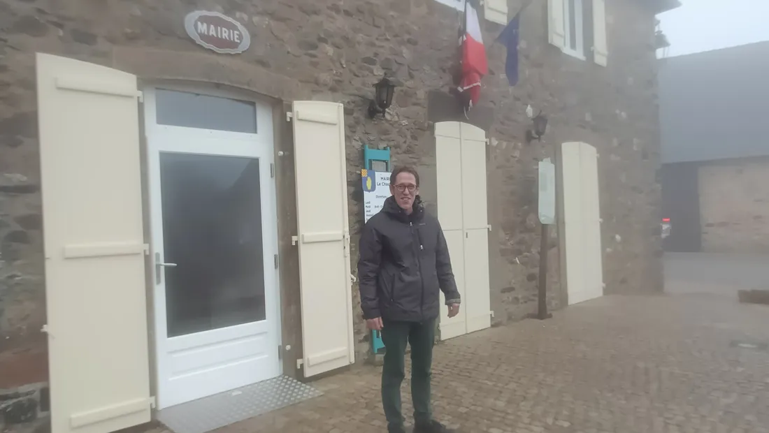 Florent Moussour, le maire du Chastang