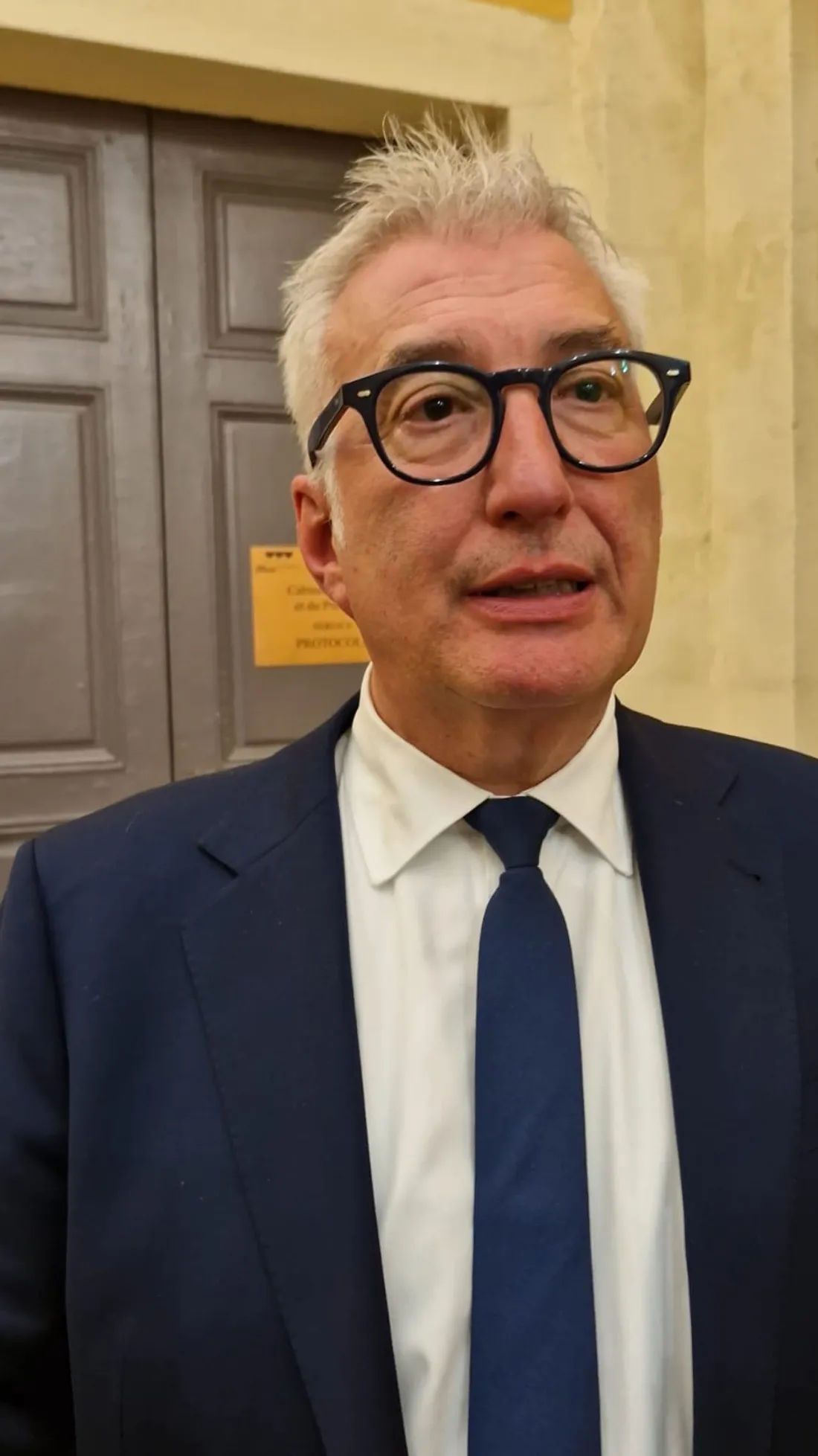 Christophe Rivenq, maire sortant d'Alès