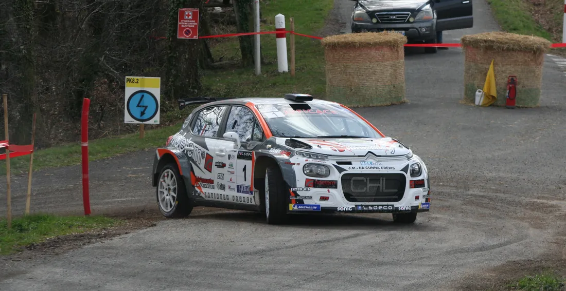 Jean-Michel Da Cunha, vainqueur du 23e Rallye du Vallon de Marcillac