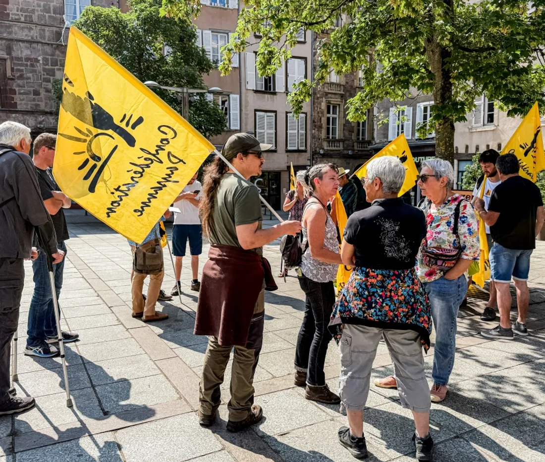 La Confédération a manifesté à Rodez le mardi 10 juin