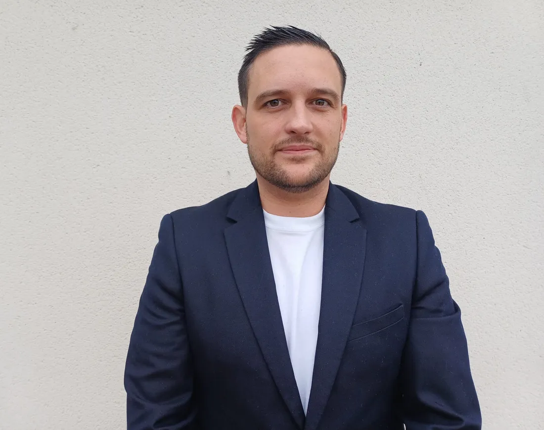 Cyril Jannic candidat RN à Castelsarrasin.