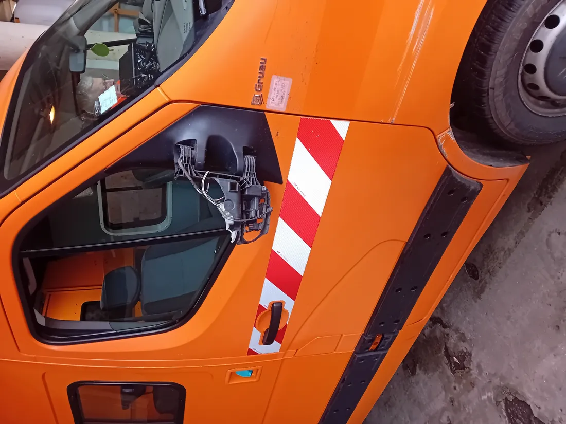 Un camion de patrouille a été heurté sur l'A20 le 20 janvier 2026.