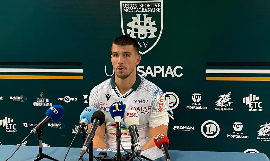 Nathan Decron, trois-quarts centre de Pau