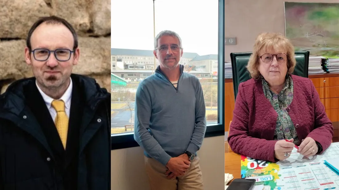 De gauche à droite : Nicolas Planche, Christophe Gache et Christine Hugon.