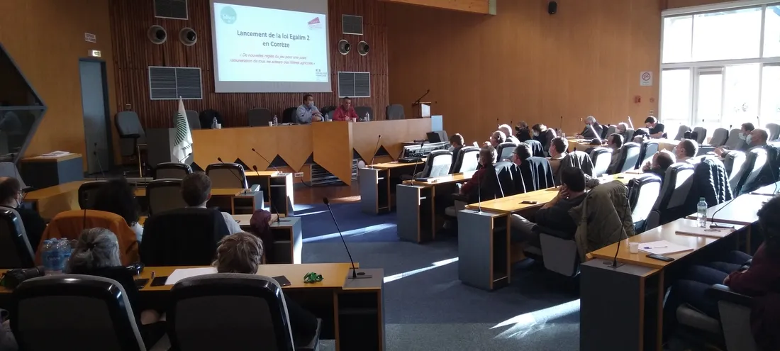 La Loi Egalim 2 avait été présentée en décembre 2021 aux agriculteurs corréziens.