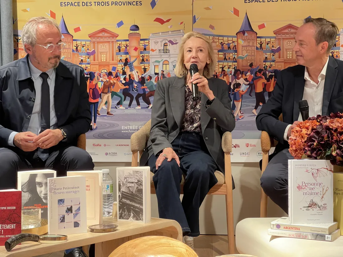 Dominique Bona, présidente de la 44e édition du foire du livre de Brive.