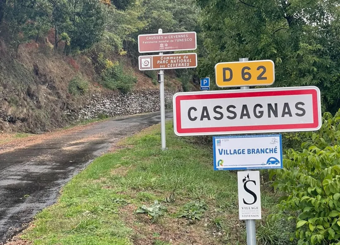La commune de Cassagnas où un drame a eu lieu lors d'une action de chasse