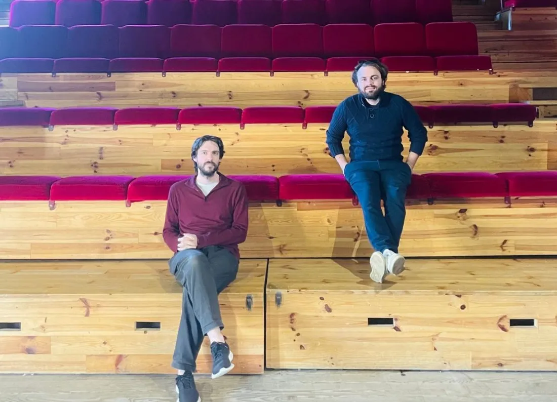 Benoît Cornet et Romain Fortier, repreneurs du théâtre de l'Arentelle