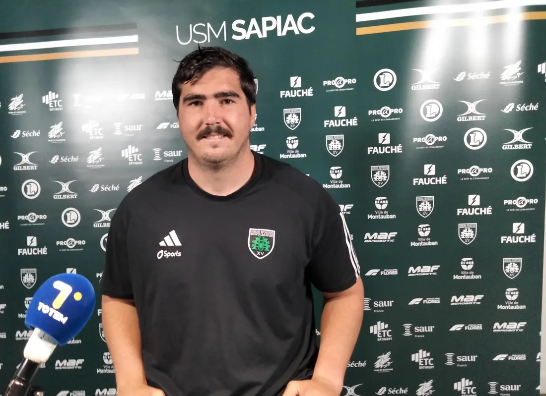 German Kessler, talonneur de l'USM Sapiac