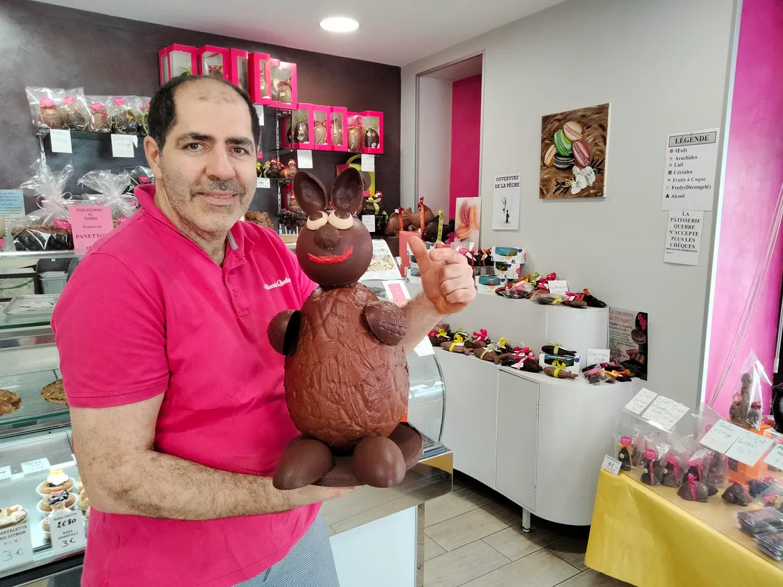 Gilles Quèbre, pâtissier-chocolatier nous présente sa dernière création.