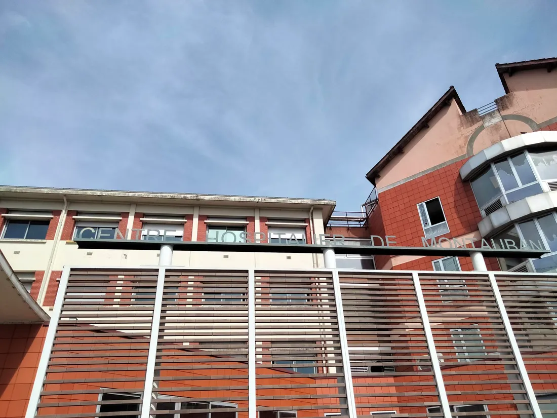 L'entrée de l'hôpital de Montauban.