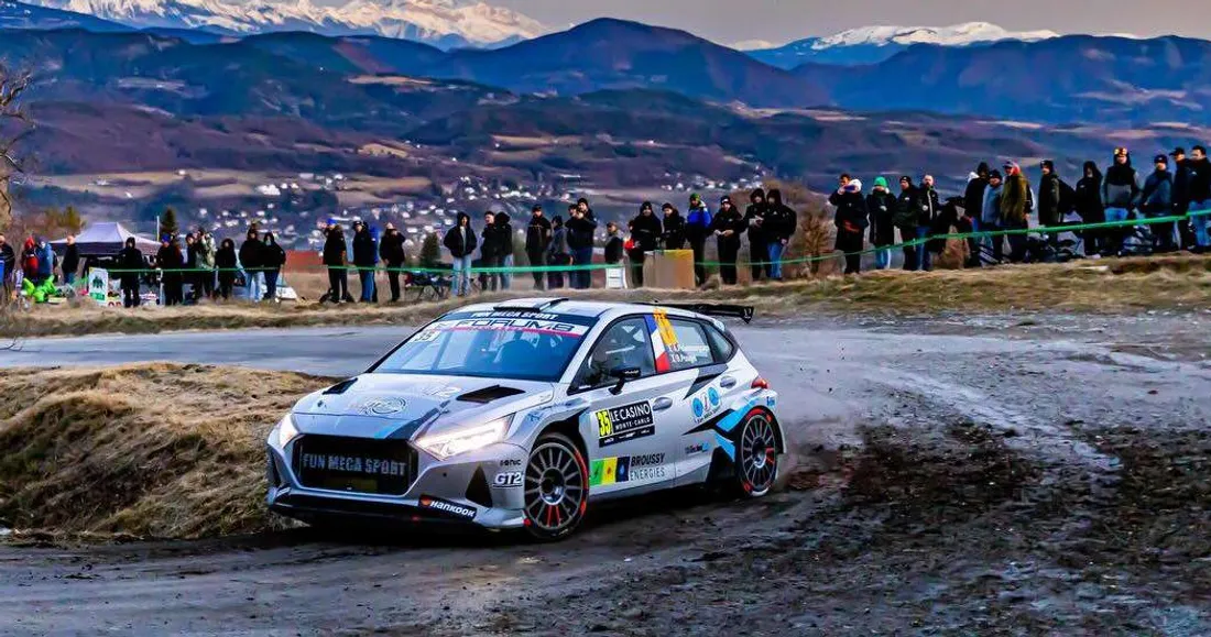 Arthur Pélamourgues, troisième de la catégorie WRC 2