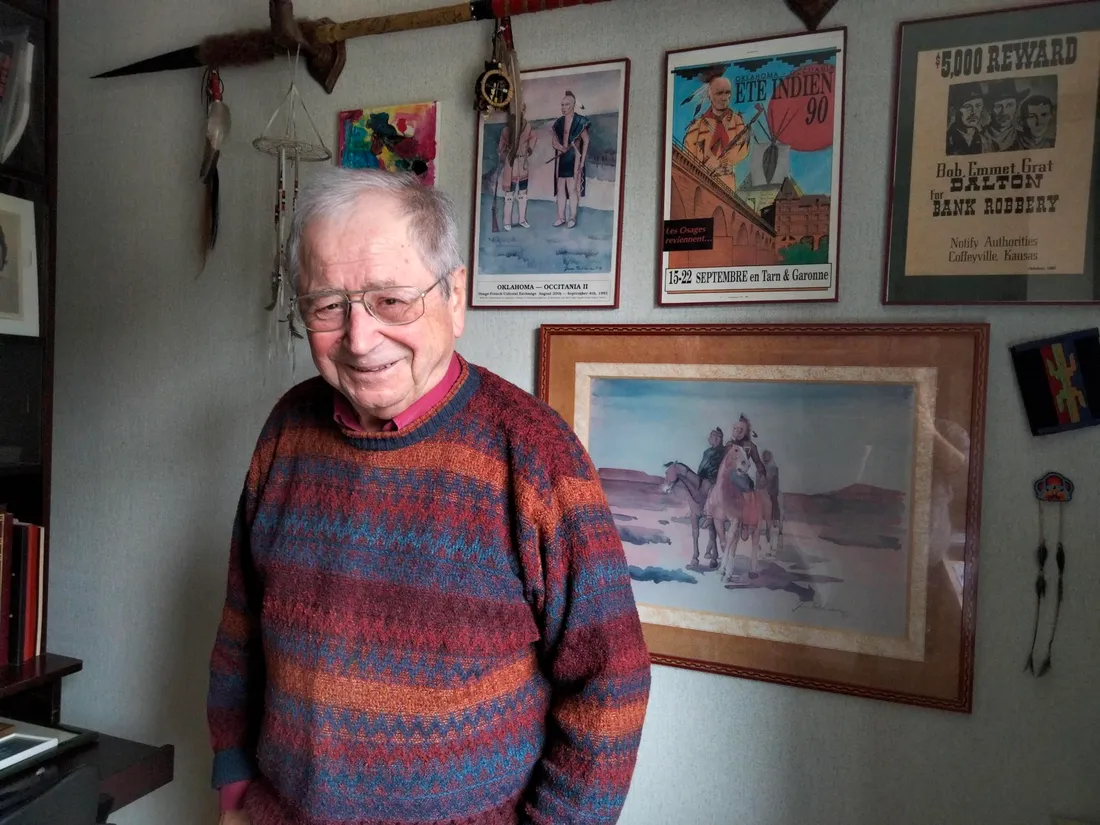 Jean-Claude Drouilhet, fondateur de l'association Oklahoma-Occitania.