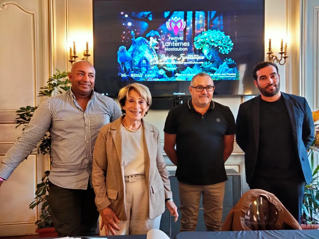 Brigitte Barèges et Patrice Gausserand ont présenté la 2e édition des Lanternes de Montauban.