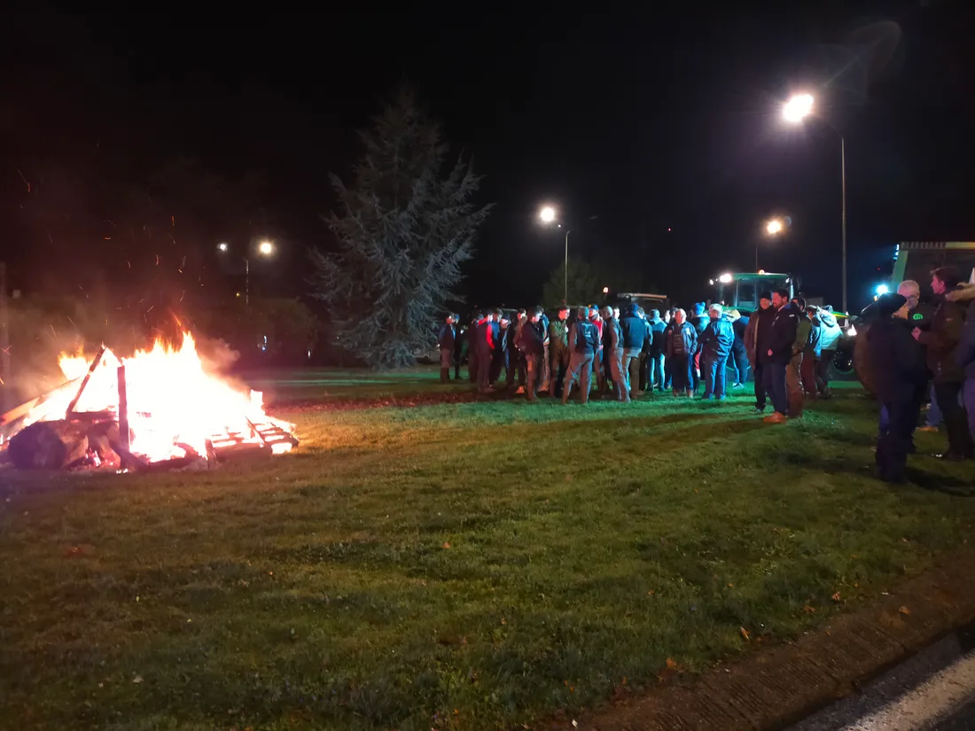 FDSEA et JA du Cantal en action à Aurillac