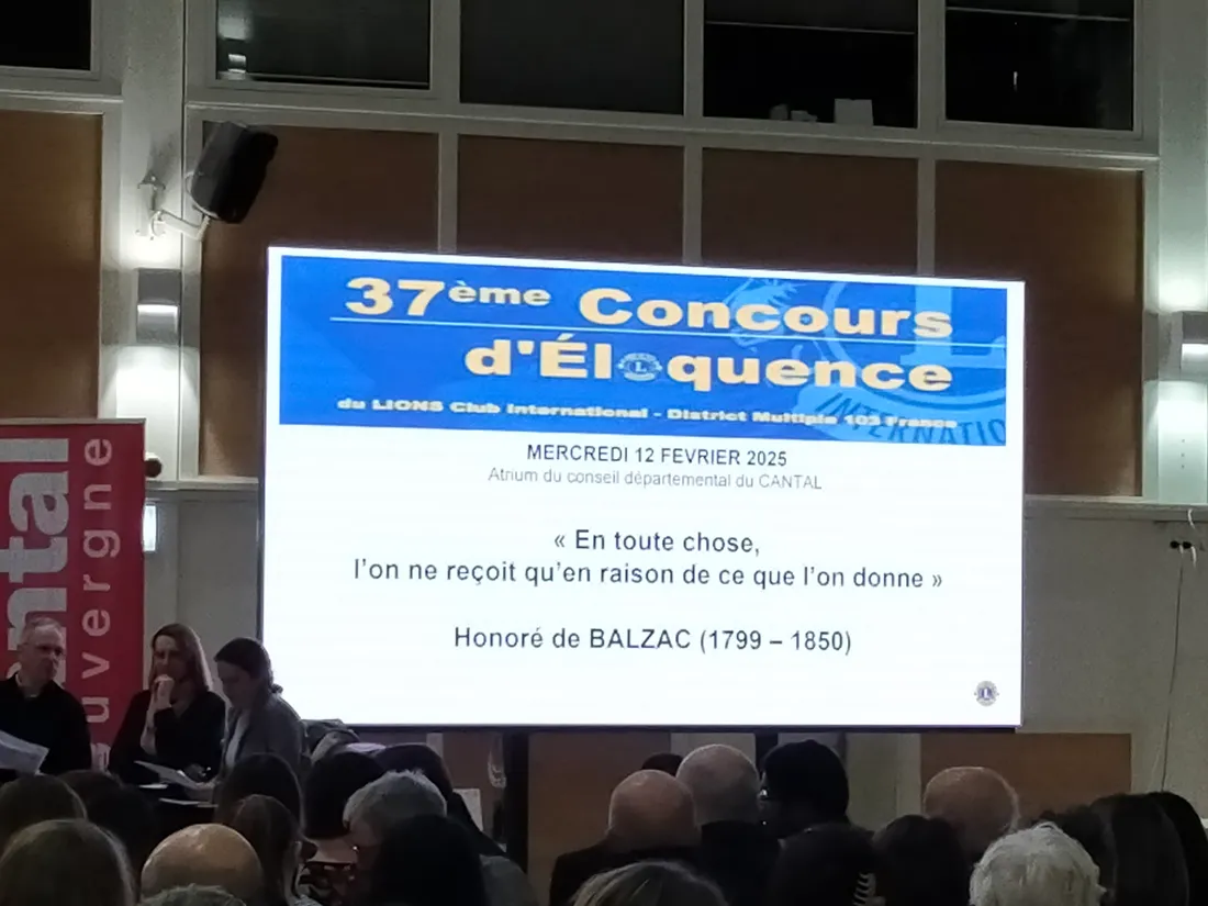 concours eloquence Lions Club Aurillac