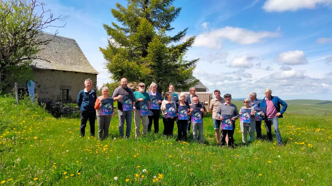 La présentation de l'événement a été faite au Buron du Théron près de Nasbinals