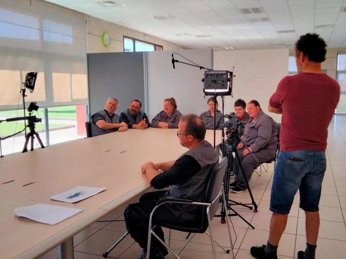 Une partie du tournage s'est déroulé au Pôle bois de Marvejols