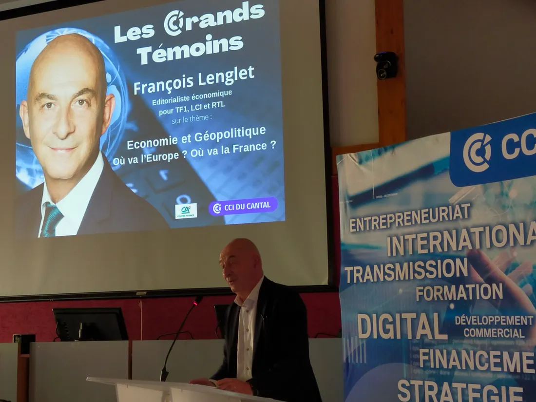françois Lenglet à la CCI du Cantal