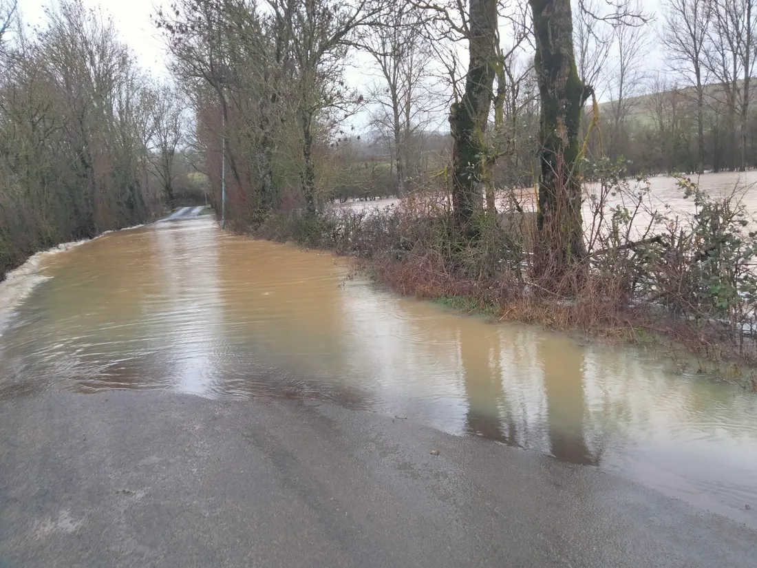 Inondation en Aveyron en février 2026.