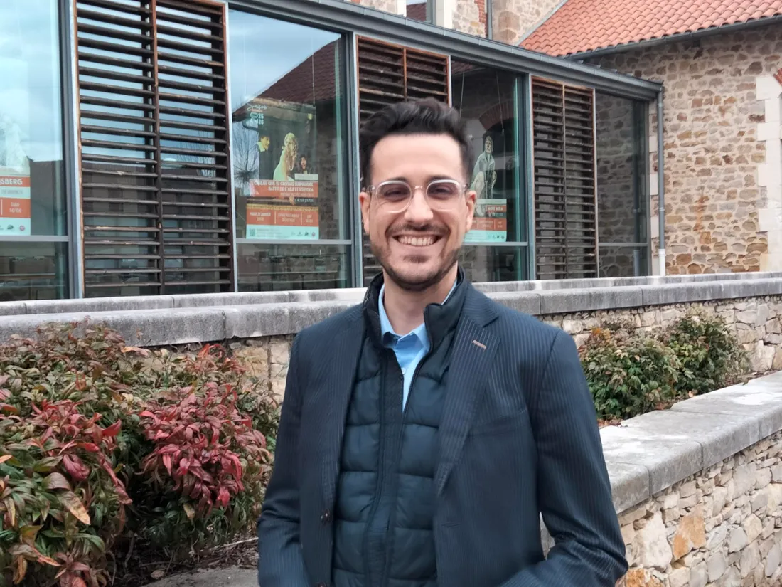 Romain Smaha, candidat aux municipales 2026 à Decazeville (Aveyron).
