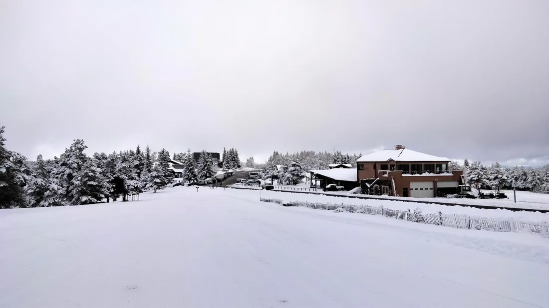 La neige au rendez-vous sur le Mont Lozère