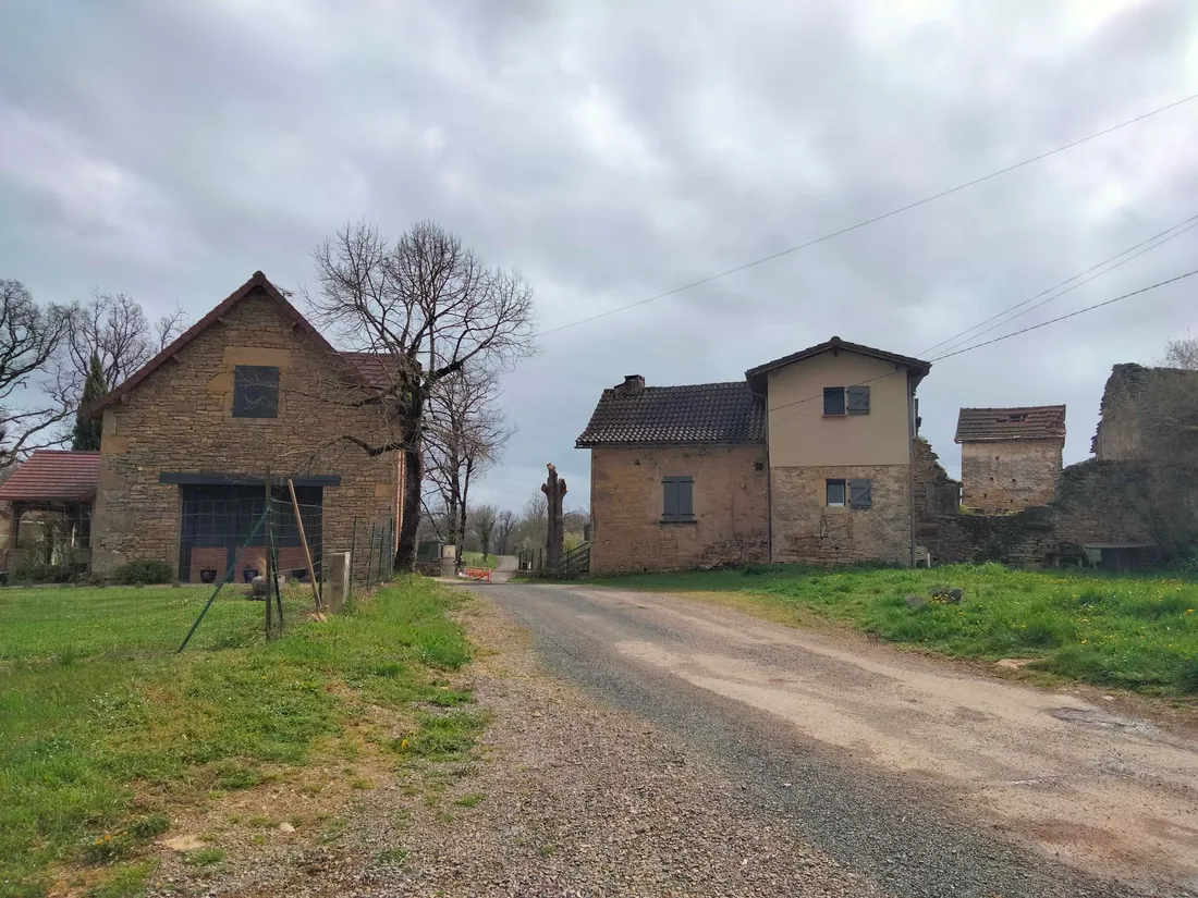 Le hameau des Sabatiers, en Aveyron.