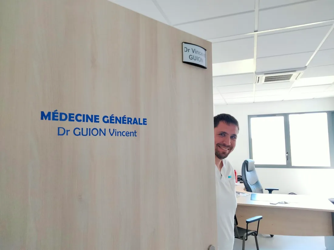 Le Docteur Vincent Guion exerce à la Maison de santé pluriprofessionnelle 