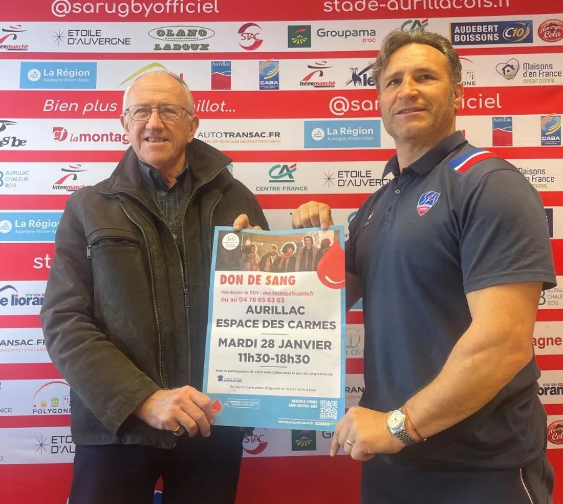 Collecte de sang Stade Aurillacois 2025
