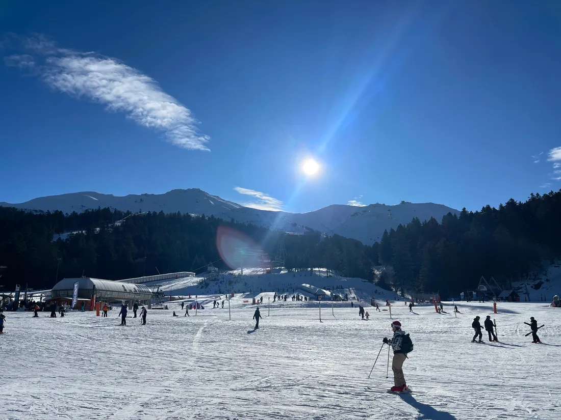 Station du Lioran sous le soleil